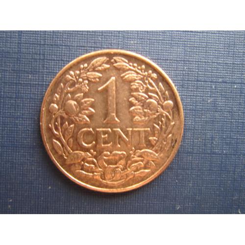 Монета 1 цент Кюрасао Нидерландское 1944