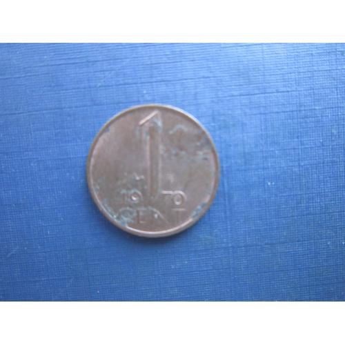 Монета 1 цент Нідерланди 1970