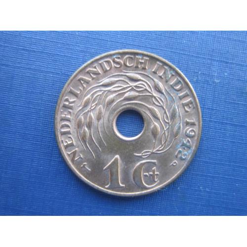 Монета 1 цент Нидерландская Индия 1942 состояние