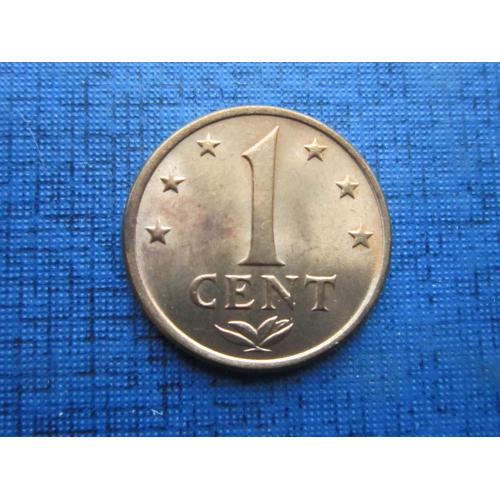 Монета 1 цент Нидерландские Антильские острова Антилы 1976 состояние