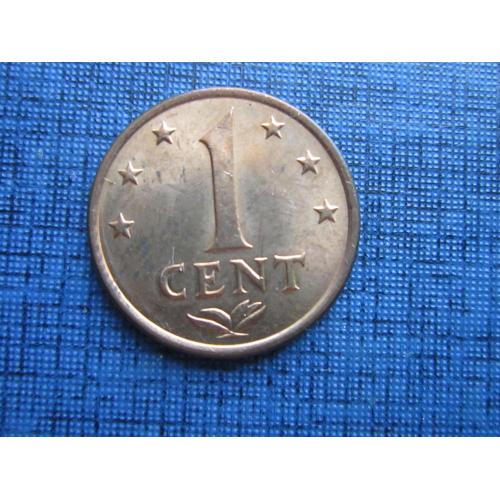 Монета 1 цент Нидерландские Антильские острова Антилы 1977 состояние