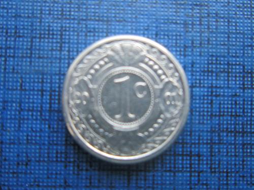 Монета 1 цент Нидерландские Антильские острова Антилы 2001 состояние