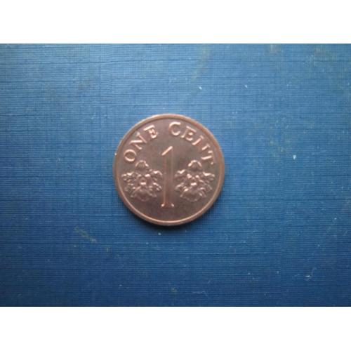 Монета 1 цент Сінгапур 1990