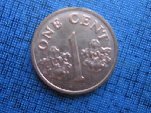 Монета 1 цент Сингапур 1994