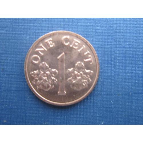 Монета 1 цент Сингапур 1994