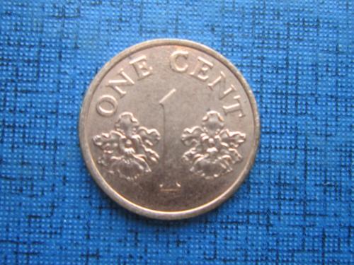 Монета 1 цент Сингапур 1995