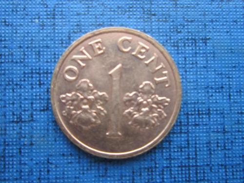 Монета 1 цент Сингапур 2000