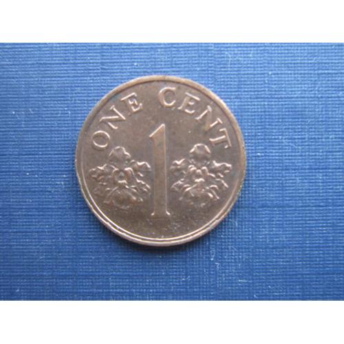 Монета 1 цент Сингапур 2001