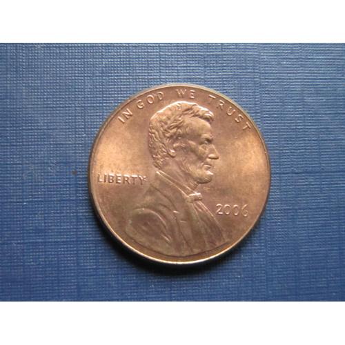 Монета 1 цент США 2006