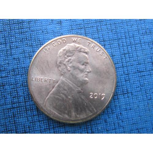 Монета 1 цент США 2019 Щит