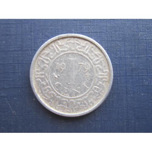 Монета 1 цент Суринам 1979