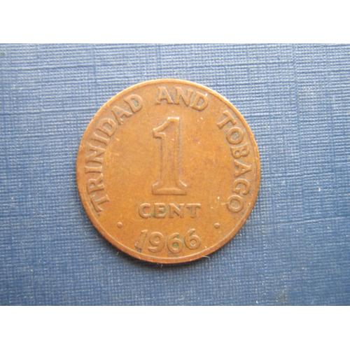 Монета 1 цент Тринидад и Тобаго 1966