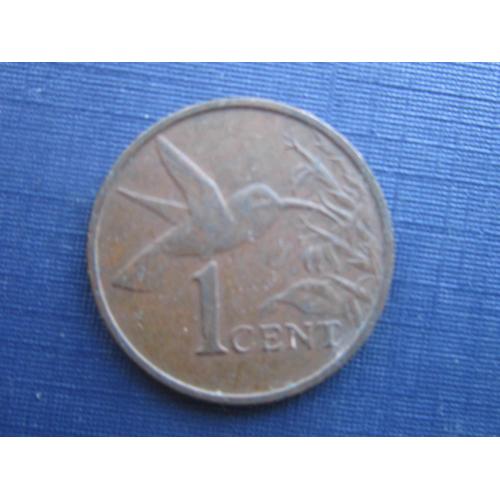 Монета 1 цент Тринидад и Тобаго 1976 фауна птица
