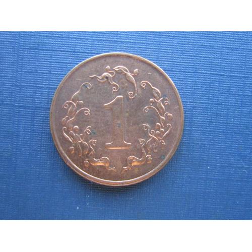 Монета 1 цент Зимбабве 1990