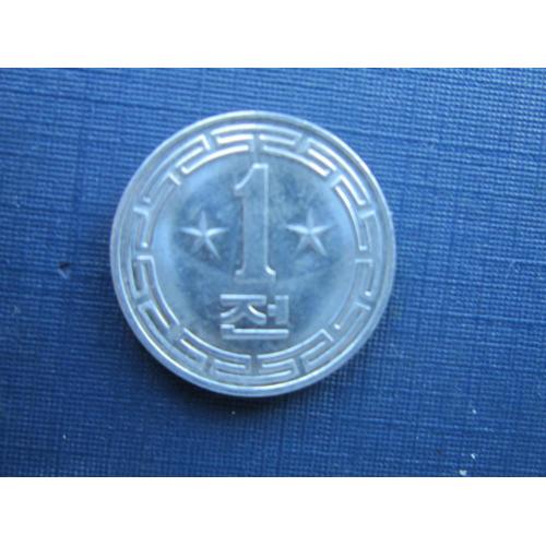 Монета 1 чон Северная Корея КНДР 1959 две звезды для туристов капстран состояние