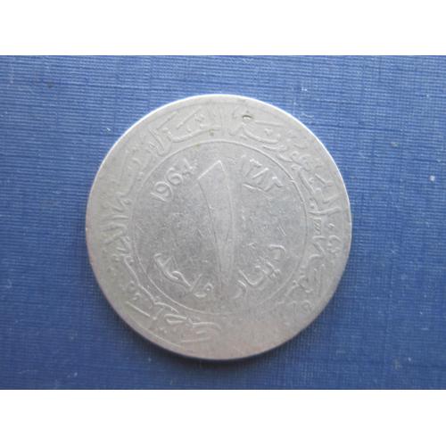 Монета 1 динар Алжир 1964
