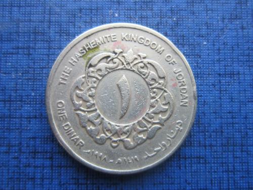 Монета 1 динар Иордания 1998