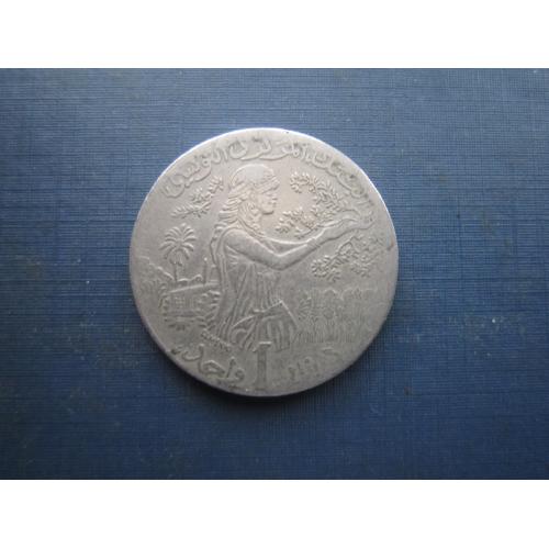 Монета 1 динар Туніс 1997