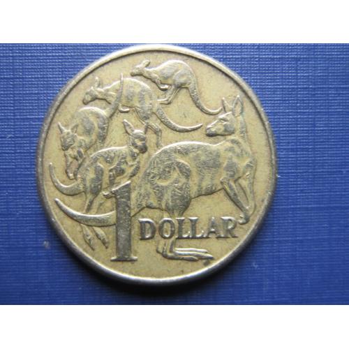 Монета 1 доллар Австралия 1985 фауна кенгуру