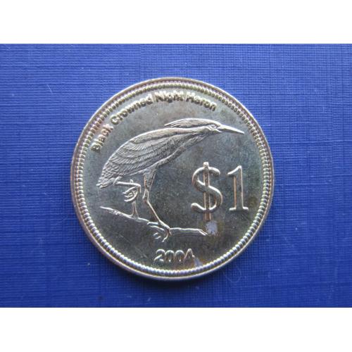 Монета 1 доллар Кокосовые (Килинг) острова 2004 фауна птица