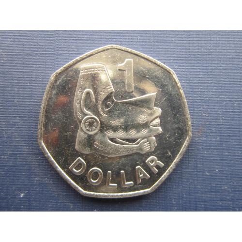 Монета 1 доллар Соломоновы острова Британская колония 2008