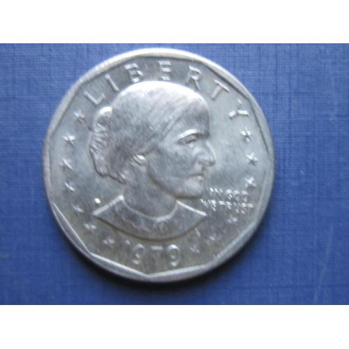 Монета 1 доллар США 1979 S Сьюзен Энтони фауна орёл