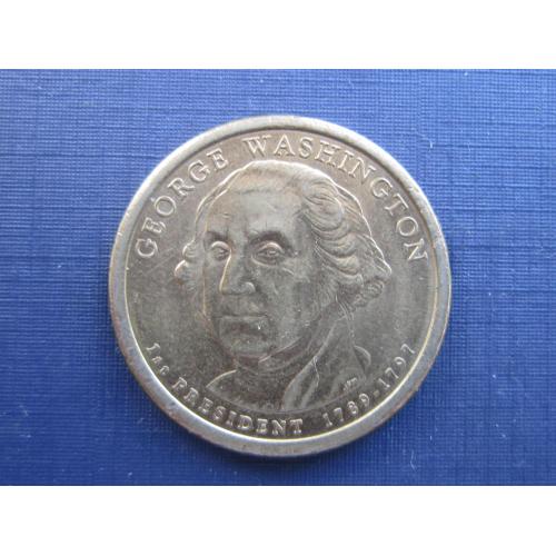 Монета 1 доллар США 2007 1-й президент Джордж Вашингтон