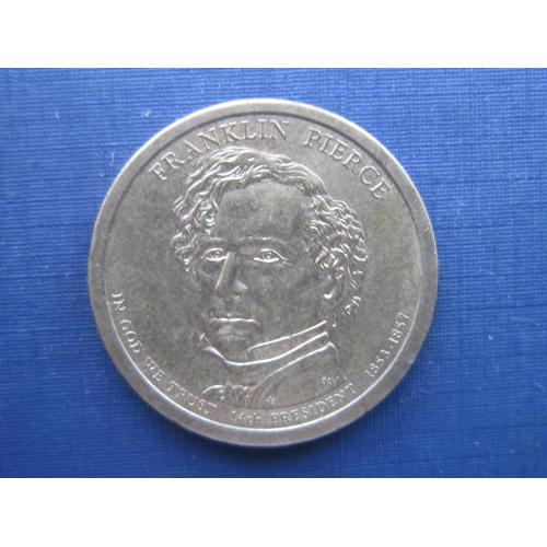 Монета 1 доллар США 2010 14-й президент Франклин Пирс