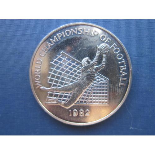 Монета 1 доллар Ямайка 1982 спорт футбол Чемпионат Мира