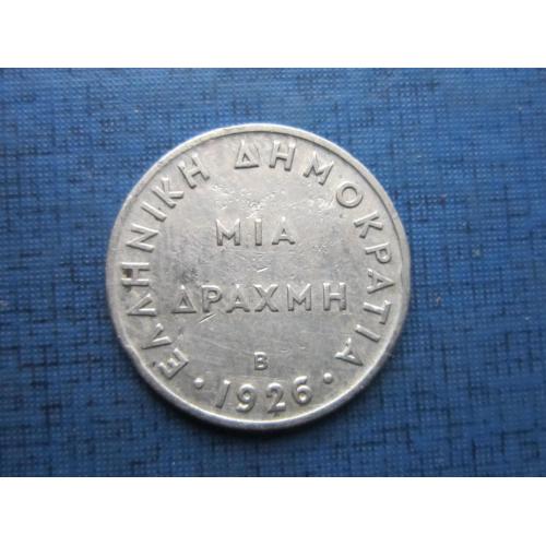 Монета 1 драхма Греция 1926-В Афина
