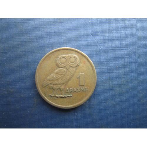 Монета 1 драхма Греція 1973 республіка фауна птиця фенікс сова