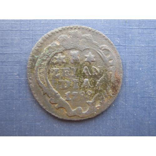 Монета 1 дуит Нидерланды 1788 Голландская республика провинция Зеландия