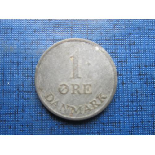 Монета 1 эре Дания 1956 цинк