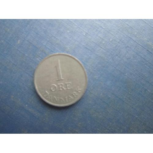 Монета 1 ере Данія 1967 цинк