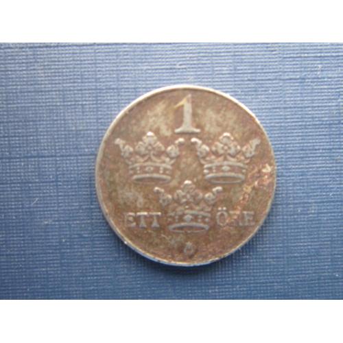 Монета 1 эре Швеция 1945 сталь