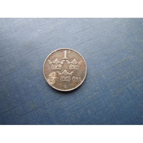 Монета 1 ере Швеція 1946 сталь