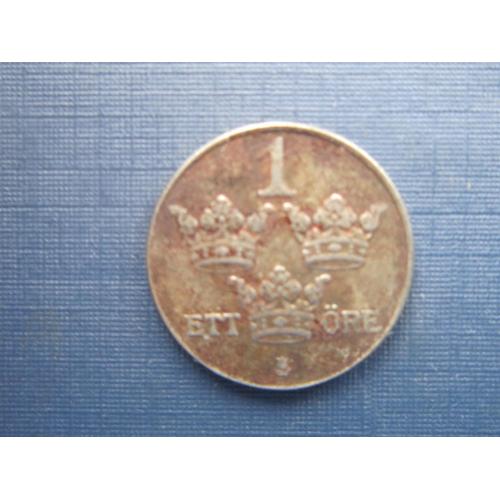 Монета 1 эре Швеция 1947 сталь