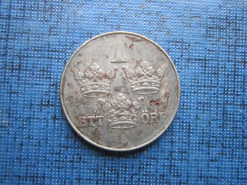 Монета 1 эре Швеция 1948 сталь