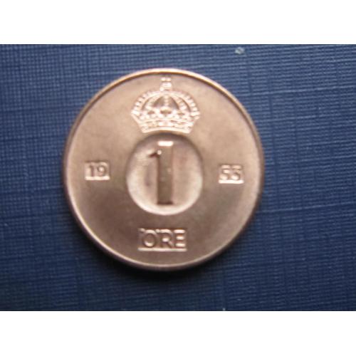 Монета 1 эре Швеция 1953