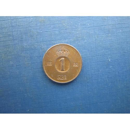 Монета 1 ере Швеція 1953