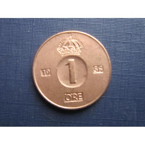Монета 1 эре Швеция 1956