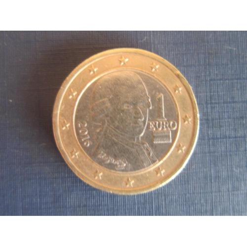 Монета 1 евро Австрия 2016