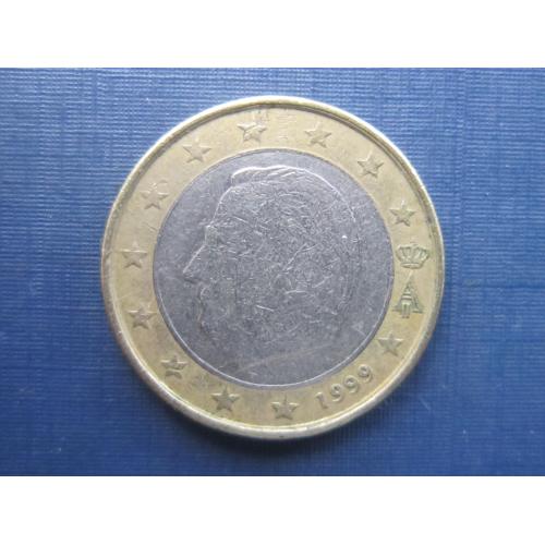 Монета 1 евро Бельгия 1999