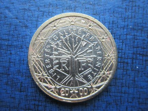 Монета 1 евро Франция 2000