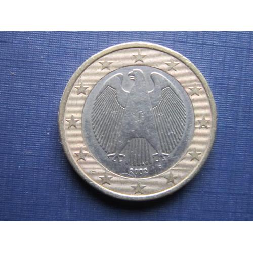 Монета 1 евро Германия 2002 D
