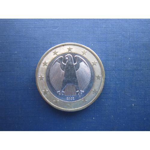 Монета 1 евро Германия 2002 D