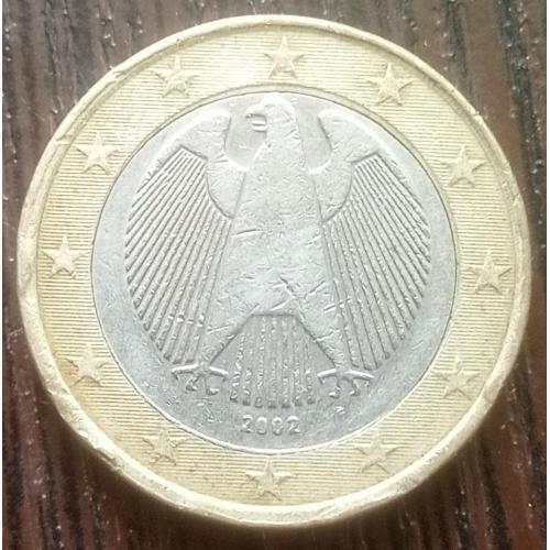 Монета 1 евро Германия 2002 F
