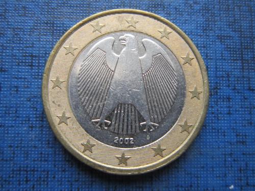 Монета 1 евро Германия 2002 J