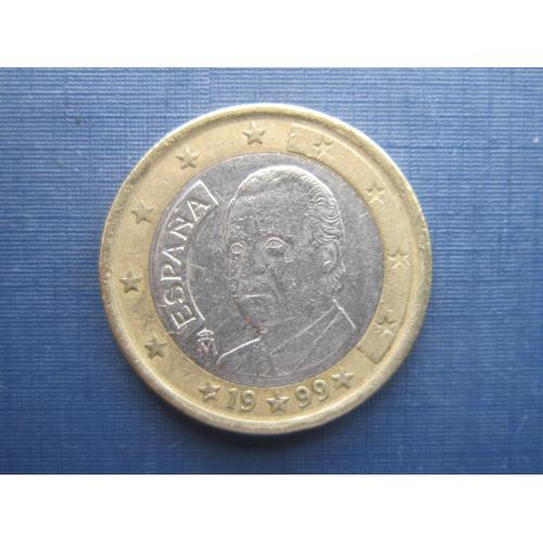 Монета 1 евро Испания 1999
