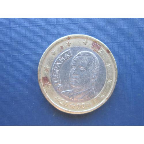 Монета 1 евро Испания 2000